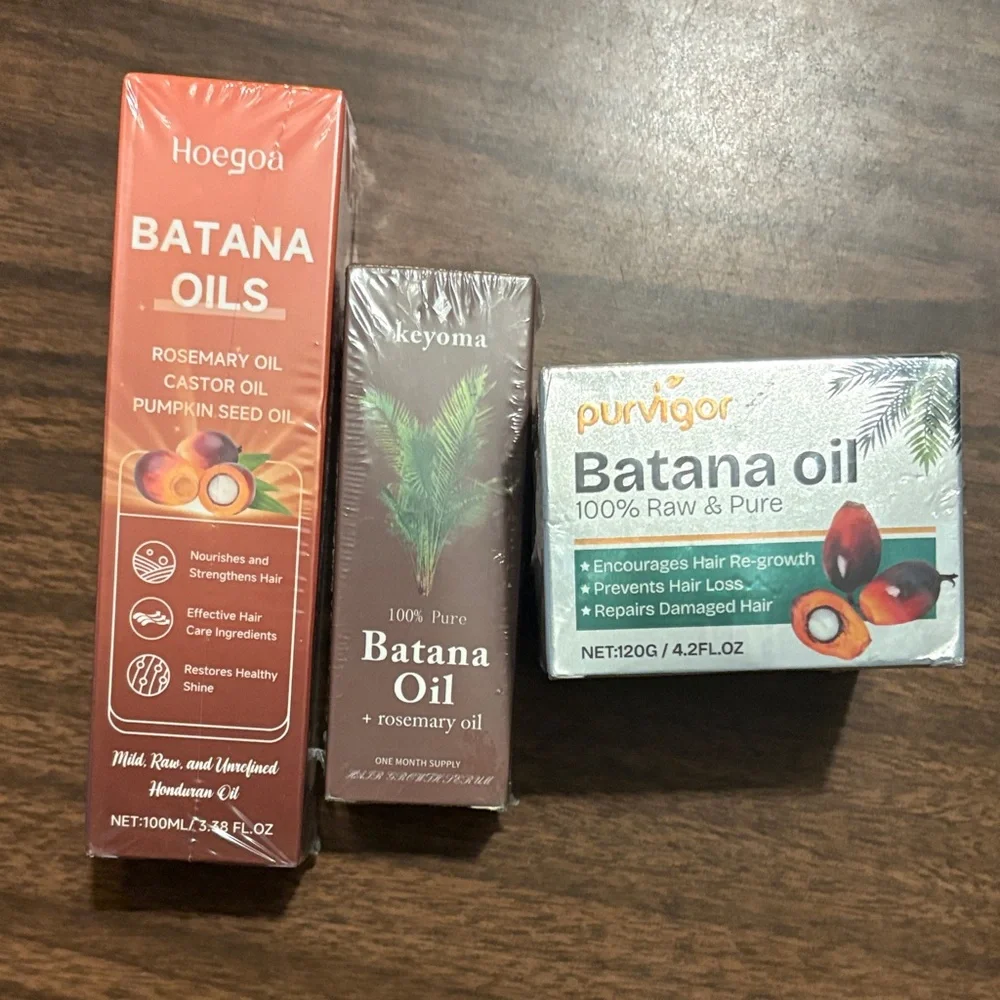 Batana Oil Lot of 3 NEW For Hair ReGrowth
